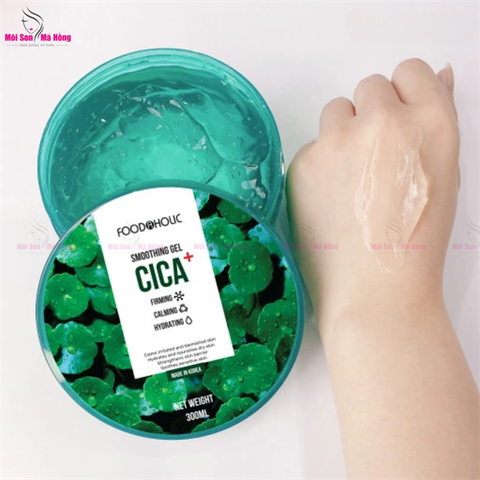 Gel dưỡng rau má Foodaholic Cica+ Soothing Gel 300ml