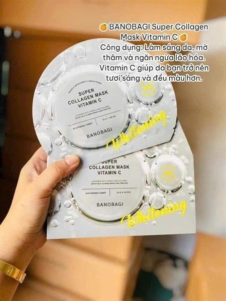 Mặt nạ dưỡng trắng Banobagi Super Collagen Mask Vitamin C 30g