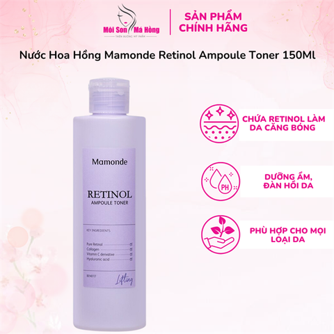 Nước Dưỡng Mamonde Retinol Ampoule Toner 150ml