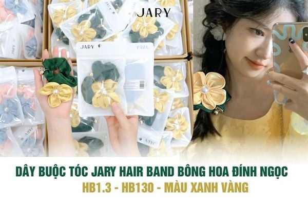 DÂY BUỘC TÓC JARY HAIRBAND BÔNG HOA ĐÍNH NGỌC HB1 HB1.3