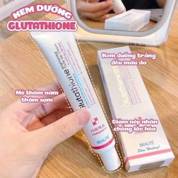 Kem Dưỡng Trắng Da Ngăn Ngừa Lão Hoá Beauté MelasmaX Glutathione Brightening Tone Up 40ml