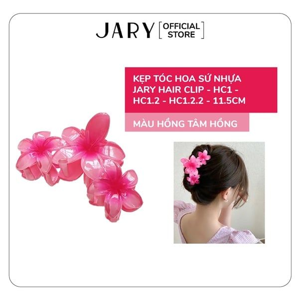KẸP TÓC HOA SỨ NHỰA JARY HAIR CLIP HC1 HC1.2