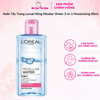 [Mini] Nước Tẩy Trang L'Oreal Dưỡng Ẩm Cho Da Thường, Khô 95ml Micellar Water 3-in-1 Moisturizing Even For Sensitive Skin