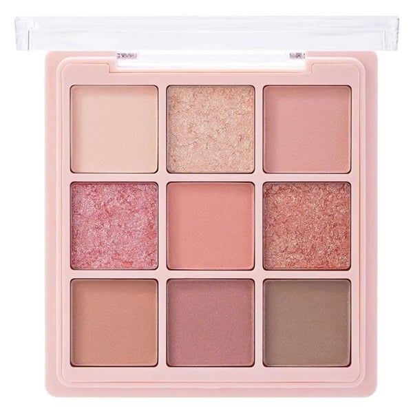 Phấn Mắt Odbo 9 Ô Shadow & Me Palette Màu Siêu Đẹp, Siêu Mịn 01 Apricot