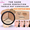 Kem Che Khuyết Điểm The Saem Cover Perfection Triple Pot Concealer