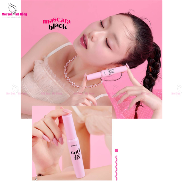 Set Masscara + Bấm Mi Curl Curl Fix Etude