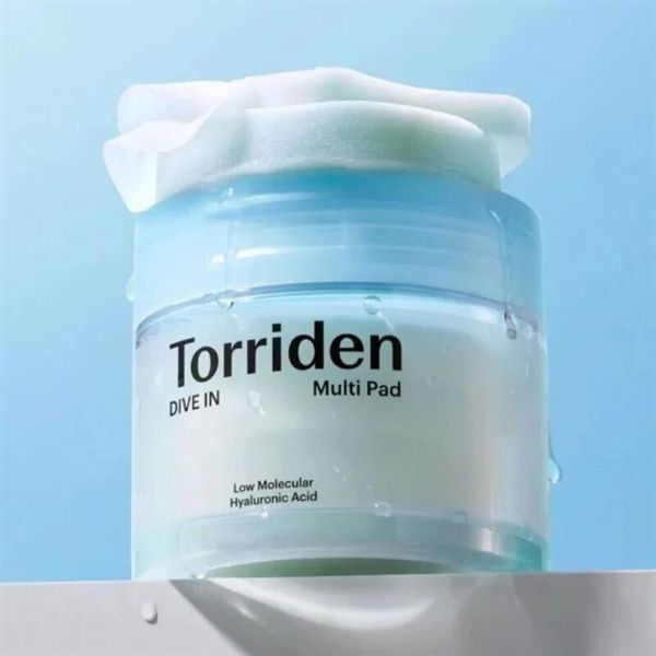 Bông Tẩy Tế Bào Chết Torriden Dive In Low Molecular Hyaluronic Acid Multi Pad 160mL (80 Sheets)