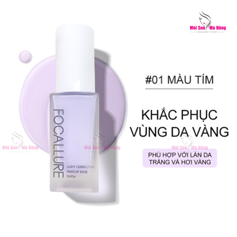 Kem Lót Hiệu Chỉnh Sắc Tố Da Focallure Light Correcting Makeup Base 30g