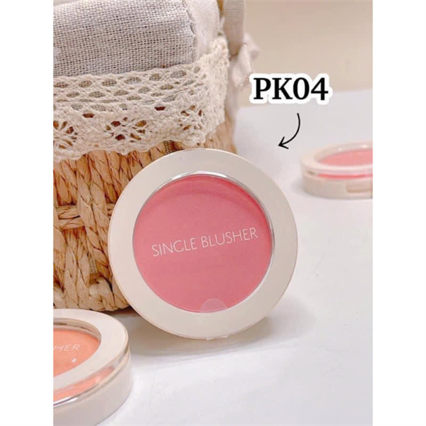 Má Hồng The Saem Saemmul Single Blusher 5g #PK04 Rose Ribbon