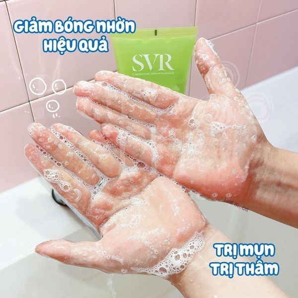 (CÔNG TY) Gel rửa mặt cho da dầu loại bỏ tế bào SVR Sebiaclear Moussant 400ml
