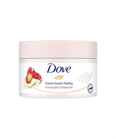 Tẩy Tế Bào Chết Body Dove Creme Dusch Peeling Lựu Đỏ 225ml