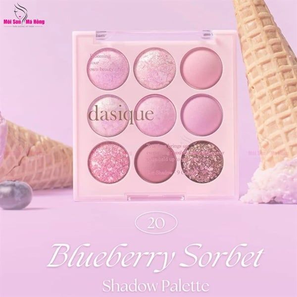 Bảng Phấn Mắt 9 Ô Màu Dasique Ice Cream Shadow Palette