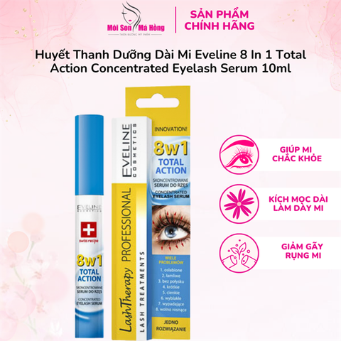 Huyết Thanh Dưỡng Dài Mi Eveline 8 in 1