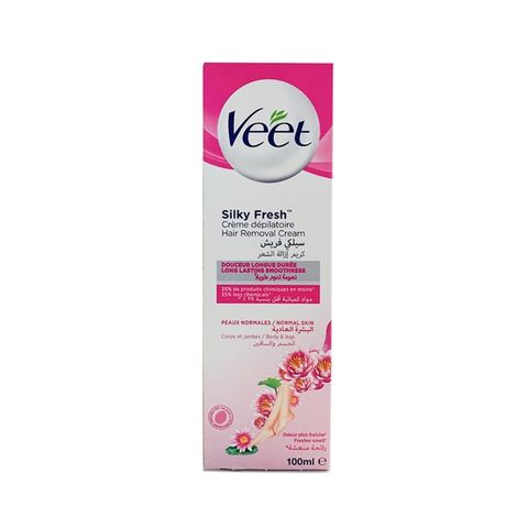 Kem Tẩy Lông Veet Silk & Fresh Dành Cho Da Thường 100g