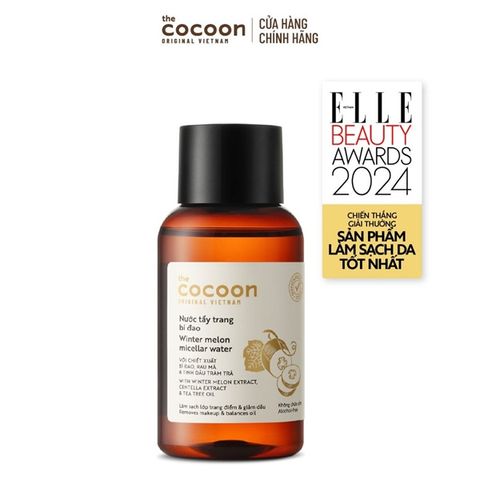 Nước tẩy trang bí đao Cocoon tẩy sạch makeup & giảm dầu 140ml