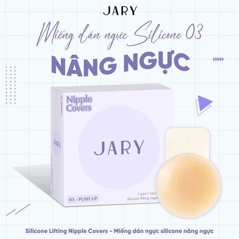 Miếng Dán Ngực Jary Silicone Jary Nipple Cover - 03 Nâng Ngực