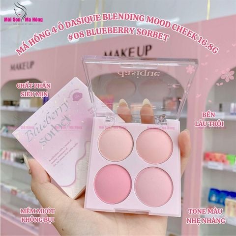 Má Hồng Dasique Blending Mood Cheek 16.8g #08 Blueberry Sorbet