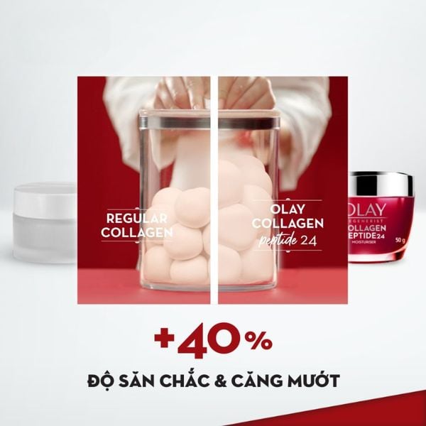 Kem Dưỡng Olay Collagen Peptide 24 Tái Tạo Da Căng Bóng 50g Regenerist Collagen Peptide 24 Moisturiser
