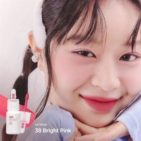 Son Kem Hiệu Ứng Nhung Mịn Peripera Ink Velvet 38 Bright Pink