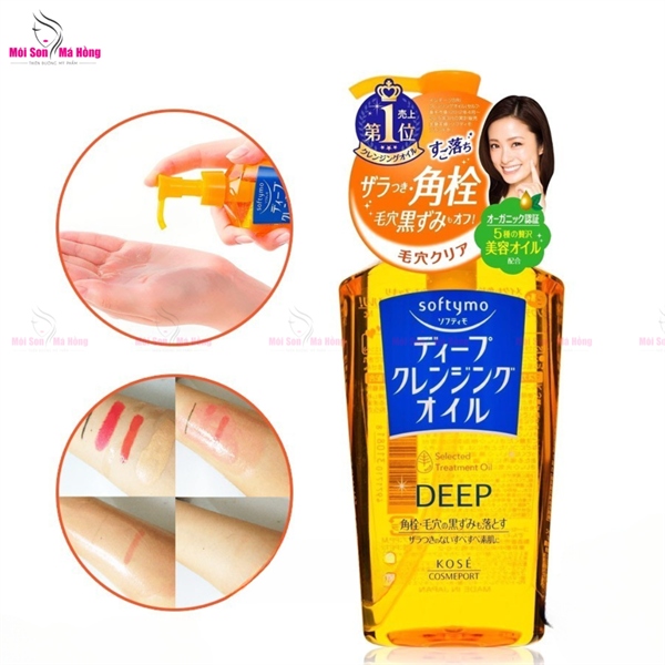 Dầu Tẩy Trang Kose Softymo Deep Cleansing Oil 230ml