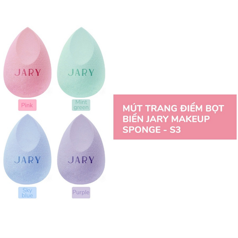 Mút Trang Điểm Jary Makeup Sponge - S3 (Màu ngẫu nhiên)