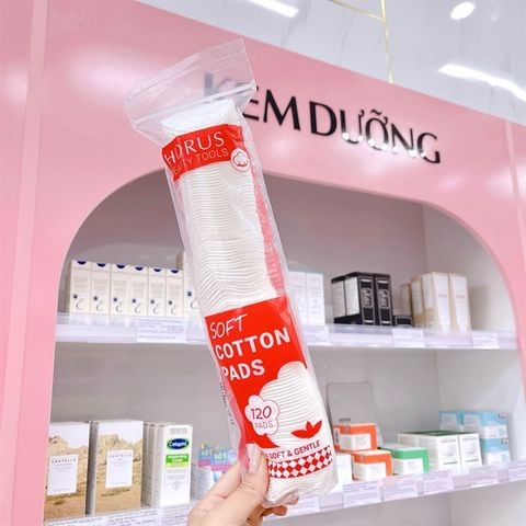 Bông Tẩy Trang Horus Soft Cotton Pads 120 Miếng