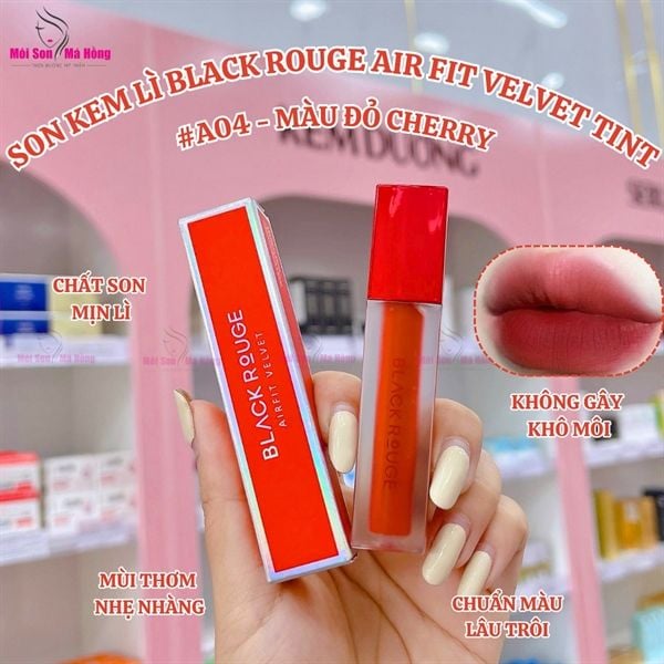 [A01 - A52] Son Kem Lỳ Black Rouge Air Fit Velvet Tint  Full 9 Ver 1-2-3-4-5-6-7-8-9