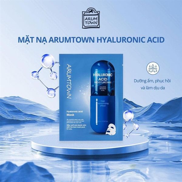 Mặt Nạ Arumtown Hyaluronic Acid Dưỡng Ẩm Da 23ml