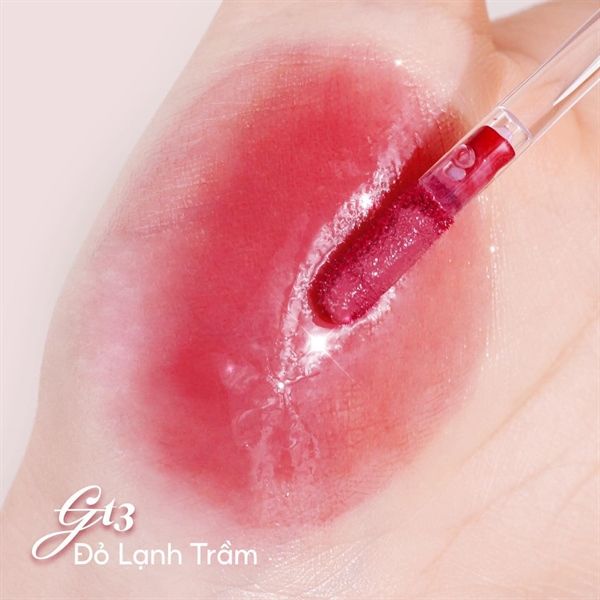 Son Bóng Merzy Bisous Glowy Gel Tint 4g #GT3 Đỏ Lạnh Trầm