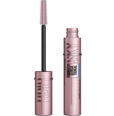 (CÔNG TY) Mascara Maybelline Tơi Dài Mi Không Giới Hạn 6ml Lash Sensational Sky High Waterproof Mascara Makeup (Hồng)
