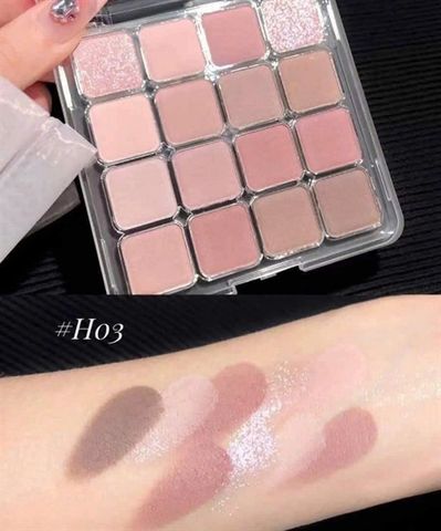 Bảng Phấn Mắt 16 Ô Trang Điểm Mắt Nhũ Mịn Lì Hold Live Sunset Magic Eyeshadow Palette # H03