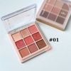 Phấn Mắt Odbo 9 Ô Shadow & Me Palette Màu Siêu Đẹp, Siêu Mịn 01 Apricot