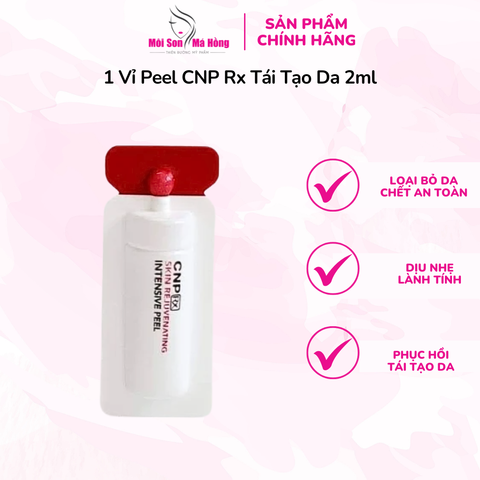 1 Vỉ 2ml Sample Peel da CNP rx Skin Rejuvenating Intensive Peel giúp làm căng bóng da, phục hồi lão hóa, mờ sạm nám