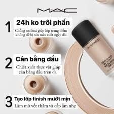 Kem Nền MAC Lâu Trôi #NC15 Màu Be Nhạt Cho Da Sáng 30ml
