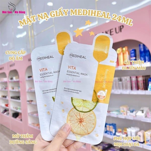 Mặt Nạ Mediheal Dưỡng Sáng, Mờ Thâm Cho Da Mụn 24ml