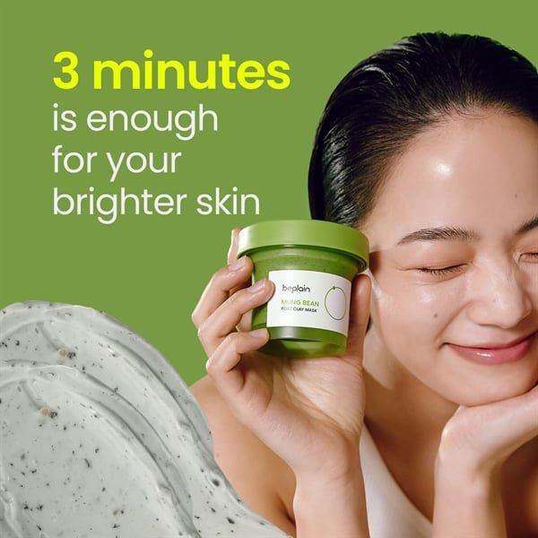 Mặt Nạ Đất Sét Beplain Mung Bean Pore Clay Mask 120ml - MÔI SON MÁ HỒNG