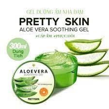 Gel Dưỡng Da Lô Hội Pretty skin Aloe Vera Soothing Gel 300ml