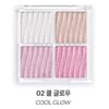 Bảng Highlight 4 Ô Wakemake Glow Palette 7.8gr# 02 cool glow