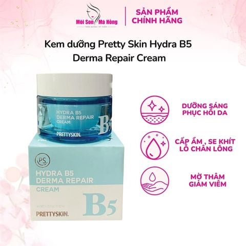 (CÔNG TY) Kem Dưỡng Prettyskin Hydra B5 Derma Repair Phục Hồi, Dưỡng Trắng Da 52ml
