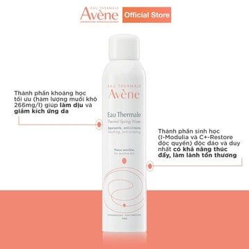 Xịt Khoáng Avène Cấp Nước, Làm Dịu & Giảm Kích Ứng 300ml Thermal Spring Water
