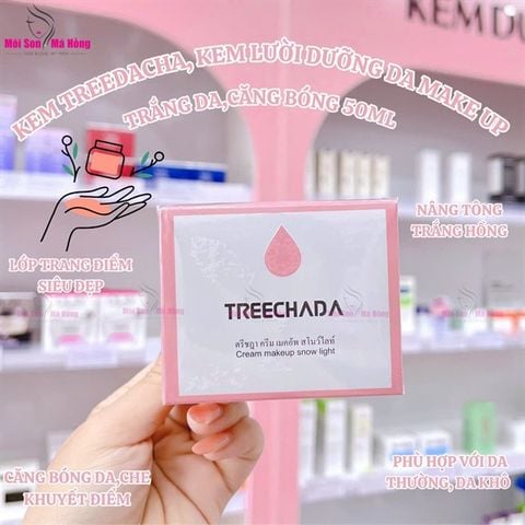 Kem Lười trang điểm ma thuật Tree Chada Cream Makeup Muscle Snow Light 8g/ 50ml