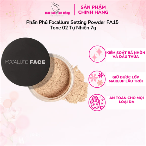Phấn Phủ Focallure Setting Powder FA15 Tone 02 7g