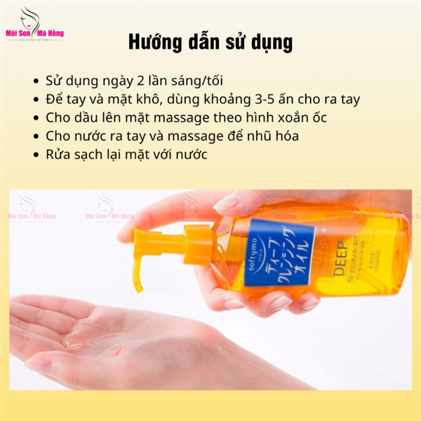 Dầu Tẩy Trang Kose Softymo Deep Cleansing Oil 230ml