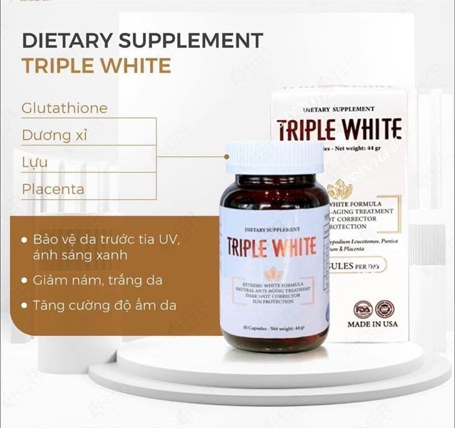 triple white glutathione Glutathione in Vitamins and Supplements
