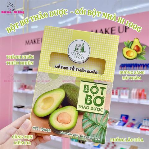 Bột bơ thảo dược Cối bột nhà Ri 100gr