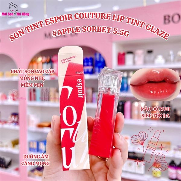Son Tint Espoir Couture Lip Tint Glaze 5.5g #1 Apple Sorbet