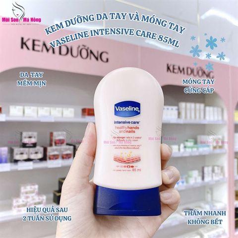 Kem dưỡng da và móng tay Vaseline Intensive Care Healthy Hands&Nails 85ml