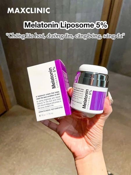 Kem Dưỡng Mờ Nám, Chống Lão Hóa Melatonin Liposome 5% Maxclinic Time Return Cream 50g