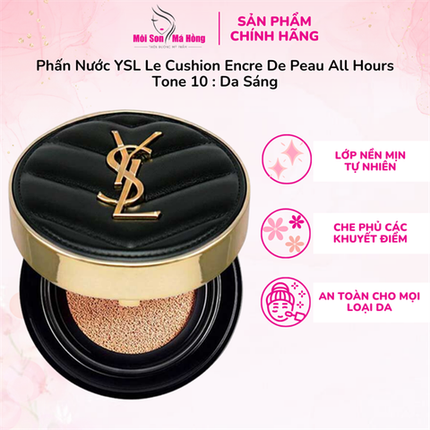Phấn Nước YSL Le Cushion Encre De Peau Luminous Matte #10 - 14G