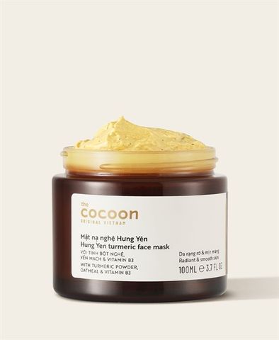 Mặt Nạ Nghệ Hưng Yên Cocoon Giúp Da Rạng Rỡ Mịn Màng 100ml